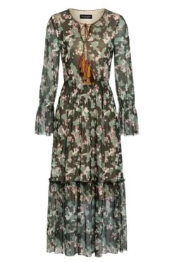 Ana Alcazar Maxi Jurk Zigol -JurkChic Verkoop ana alcazar 047716 2890 9101