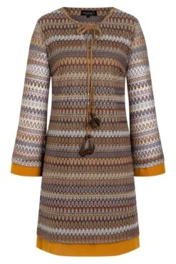 Ana Alcazar Lange Mouwen Jurk Zirea -JurkChic Verkoop ana alcazar 047770 2904 9101