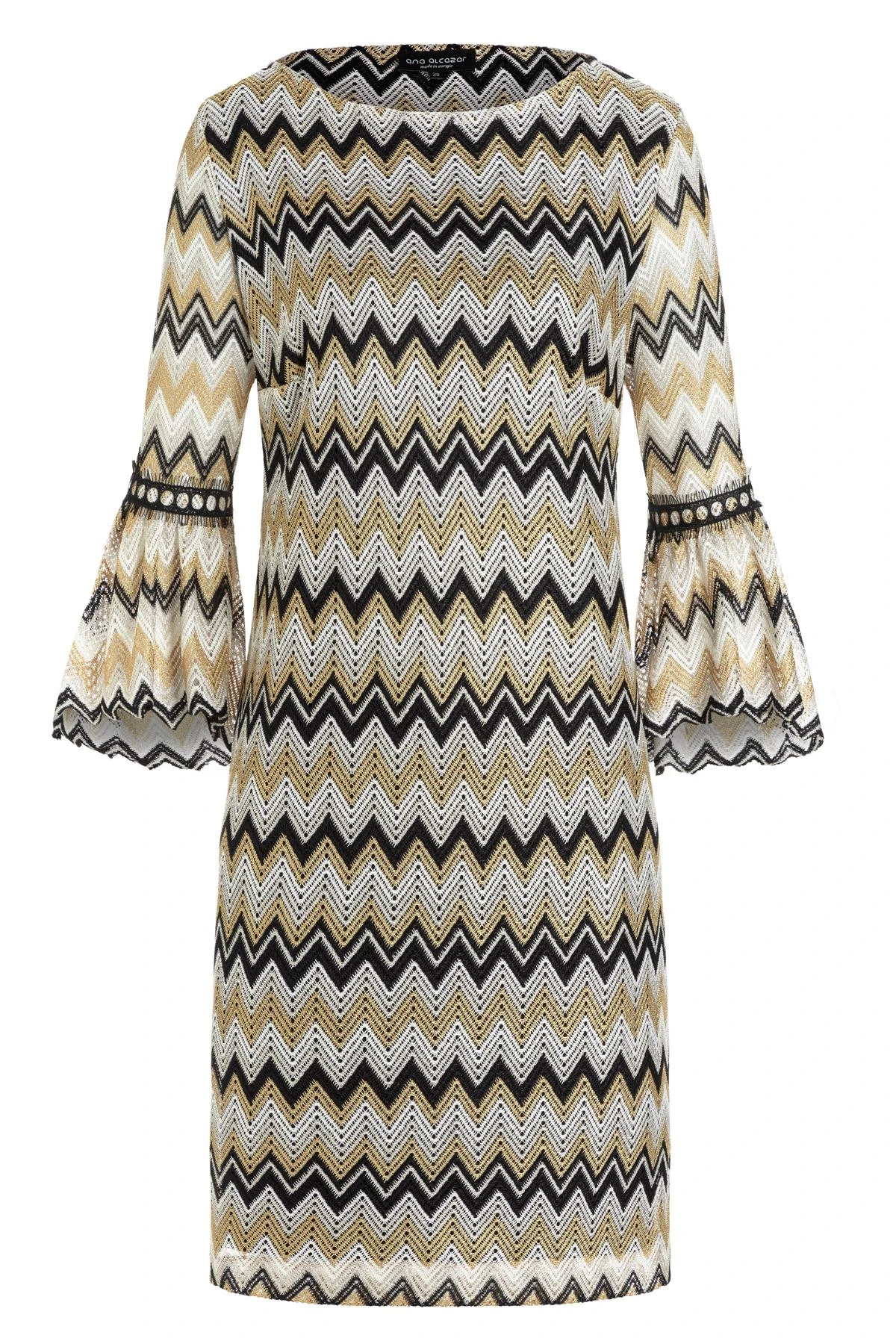Ana Alcazar Gebreide Jurk Zisa 8 Ana Alcazar Gebreide Jurk Zisa - Afbeelding 6