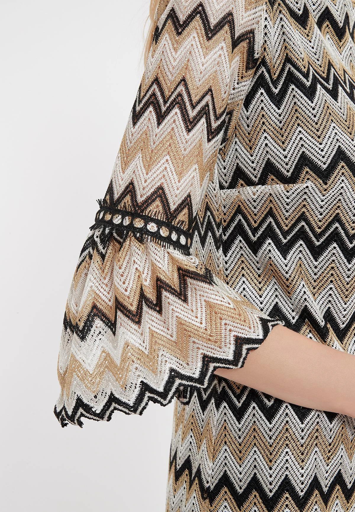 Ana Alcazar Gebreide Jurk Zisa 6 Ana Alcazar Gebreide Jurk Zisa - Afbeelding 4