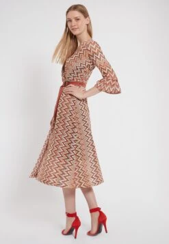 Ana Alcazar Midi Jurk Zalo -JurkChic Verkoop ana alcazar 047798 2911 9105