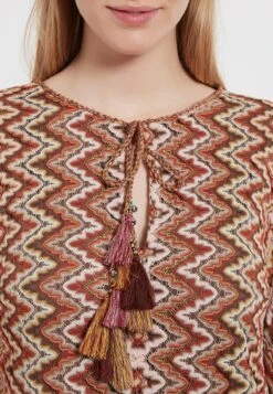 Ana Alcazar Lange Mouwen Jurk Zalta -JurkChic Verkoop ana alcazar 047800 2911 9105