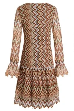 Ana Alcazar Lange Mouwen Jurk Zalta -JurkChic Verkoop ana alcazar 047800 2911 9106