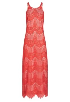 Ana Alcazar Ana Alazar Maxi Jurk Afrea Rood-Wit -JurkChic Verkoop ana alcazar 047830 2923 5071