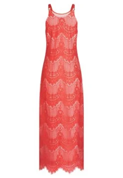 Ana Alcazar Ana Alazar Maxi Jurk Afrea Rood-Wit -JurkChic Verkoop ana alcazar 047830 2923 5077