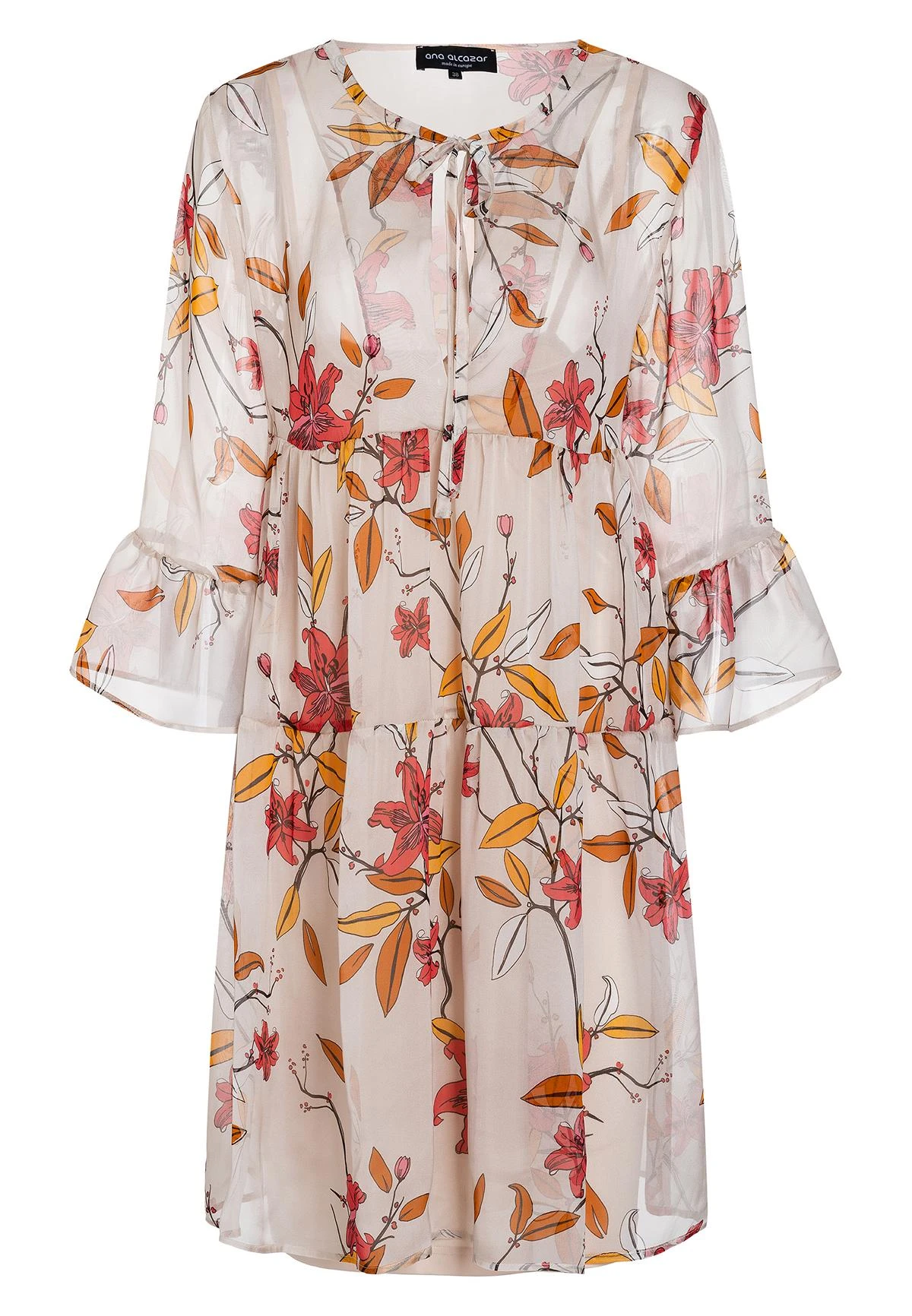 Ana Alcazar Zijden Boho Jurk Almsi 8 Ana Alcazar Zijden Boho Jurk Almsi - Afbeelding 6