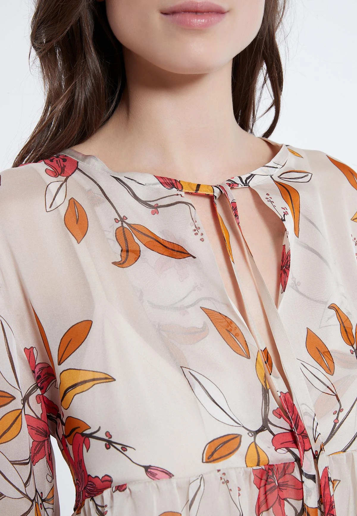 Ana Alcazar Zijden Boho Jurk Almsi 6 Ana Alcazar Zijden Boho Jurk Almsi - Afbeelding 4