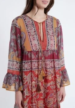 Ana Alcazar Maxi Boho Jurk Apmel -JurkChic Verkoop ana alcazar 047862 29325