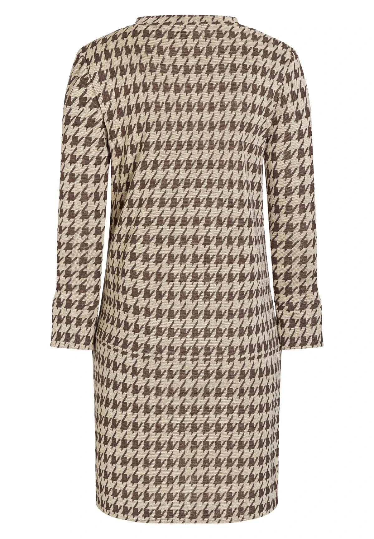 Ana Alcazar Houndstooth Jurk Beipy 8 Ana Alcazar Houndstooth Jurk Beipy - Afbeelding 6