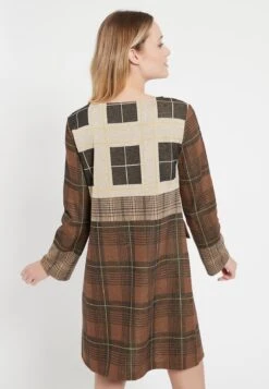 Ana Alcazar Geruite Jurk Belly -JurkChic Verkoop ana alcazar 048143 29844