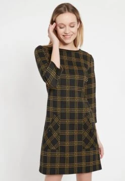 Ana Alcazar Geruite Jurk Bemly -JurkChic Verkoop ana alcazar 048147 2985 8003