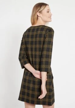 Ana Alcazar Geruite Jurk Bemly -JurkChic Verkoop ana alcazar 048147 2985 8004