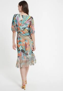 Ana Alcazar Franjes Jurk Cepal -JurkChic Verkoop ana alcazar 048393 3054 9104
