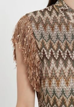 Ana Alcazar Franjes Jurk Ciba -JurkChic Verkoop ana alcazar 048412 3059 9106