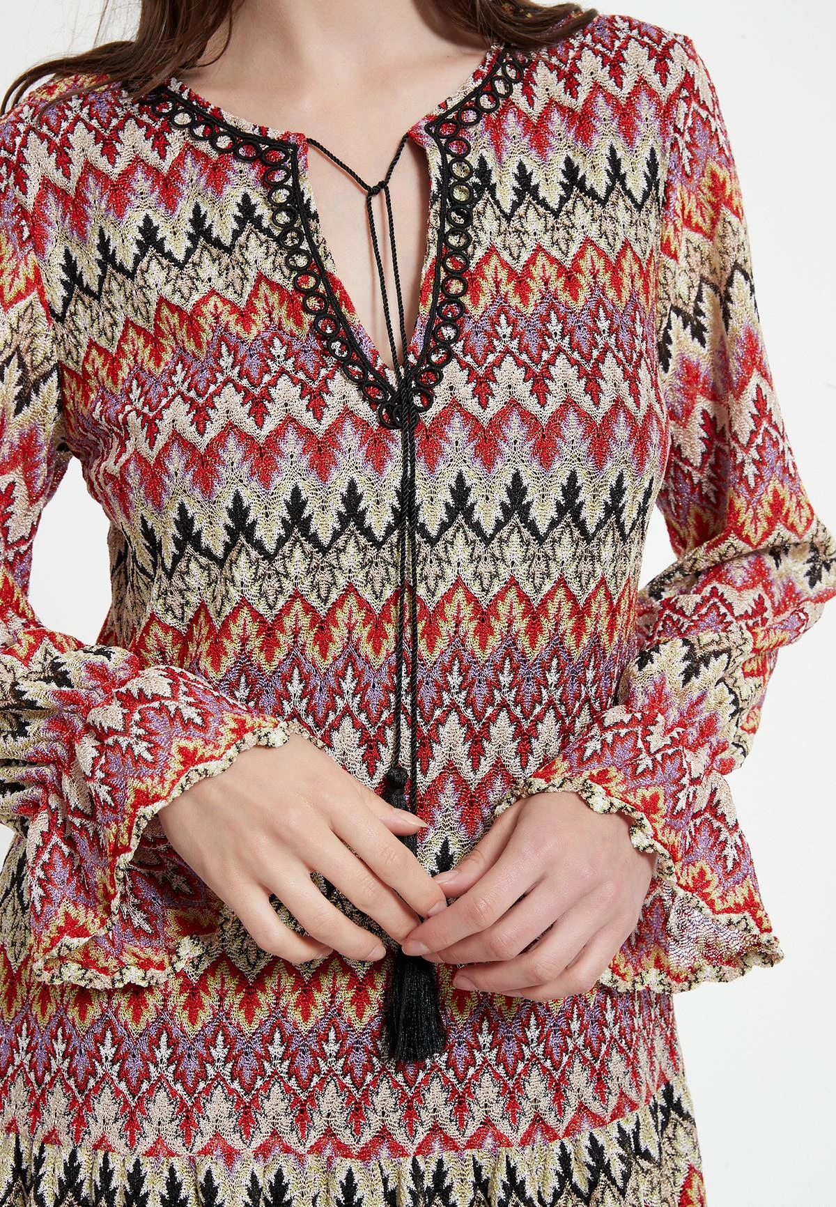 Ana Alcazar Volant Jurk Cidea 6 Ana Alcazar Volant Jurk Cidea - Afbeelding 4