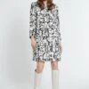 Ana Alcazar Print Jurk Edasty -JurkChic Verkoop ana alcazar 048577 31092