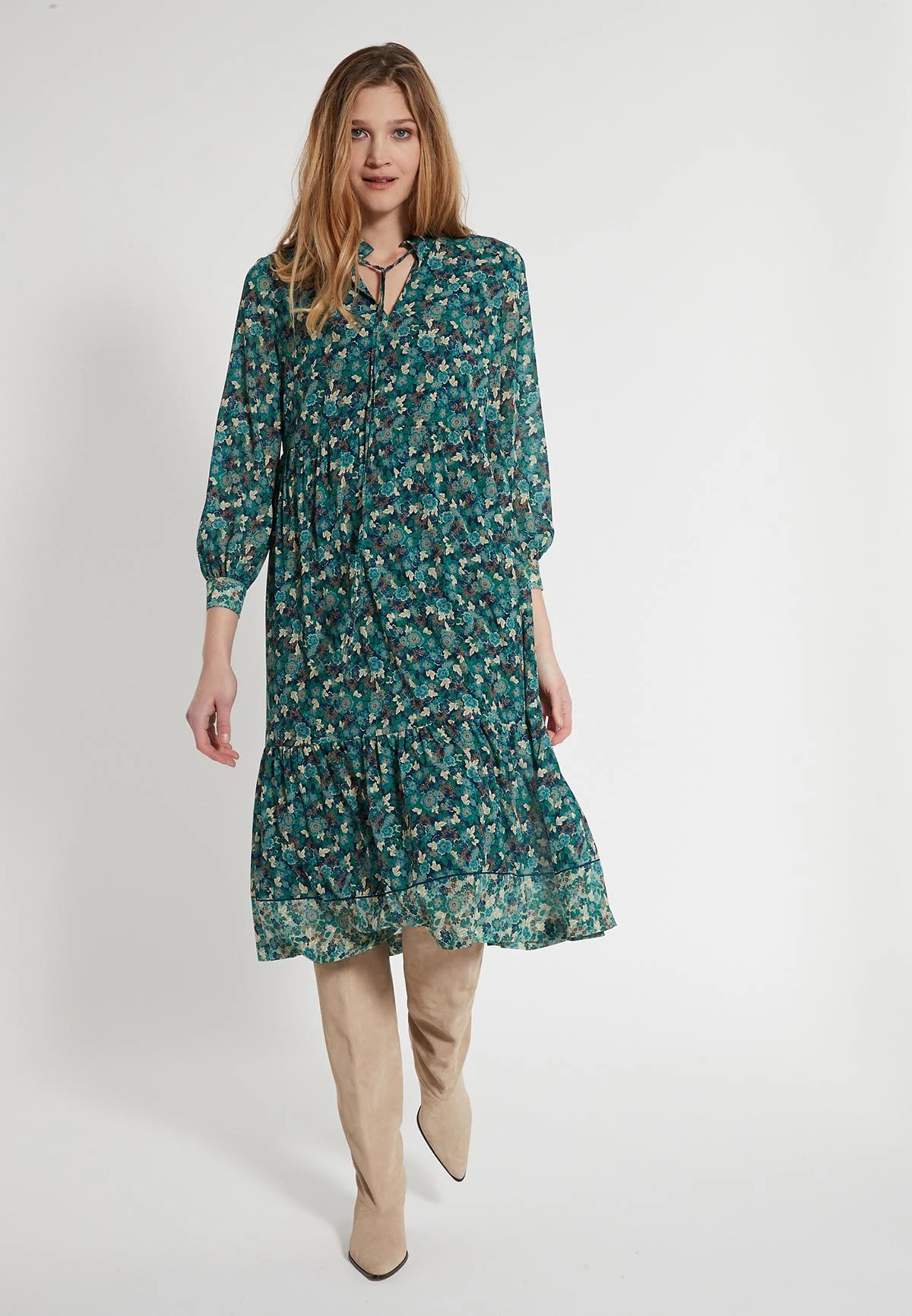 Ana Alcazar Midi Jurk Efane 3 Ana Alcazar Midi Jurk Efane