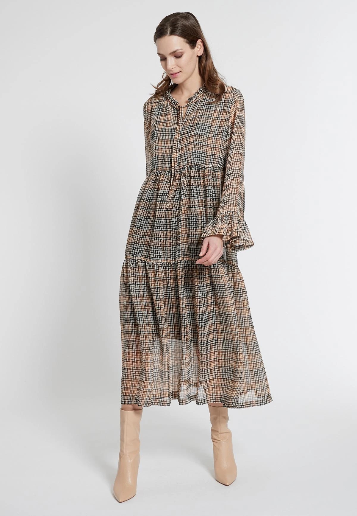 Ana Alcazar Midi Jurk Effme 4 Ana Alcazar Midi Jurk Effme - Afbeelding 2