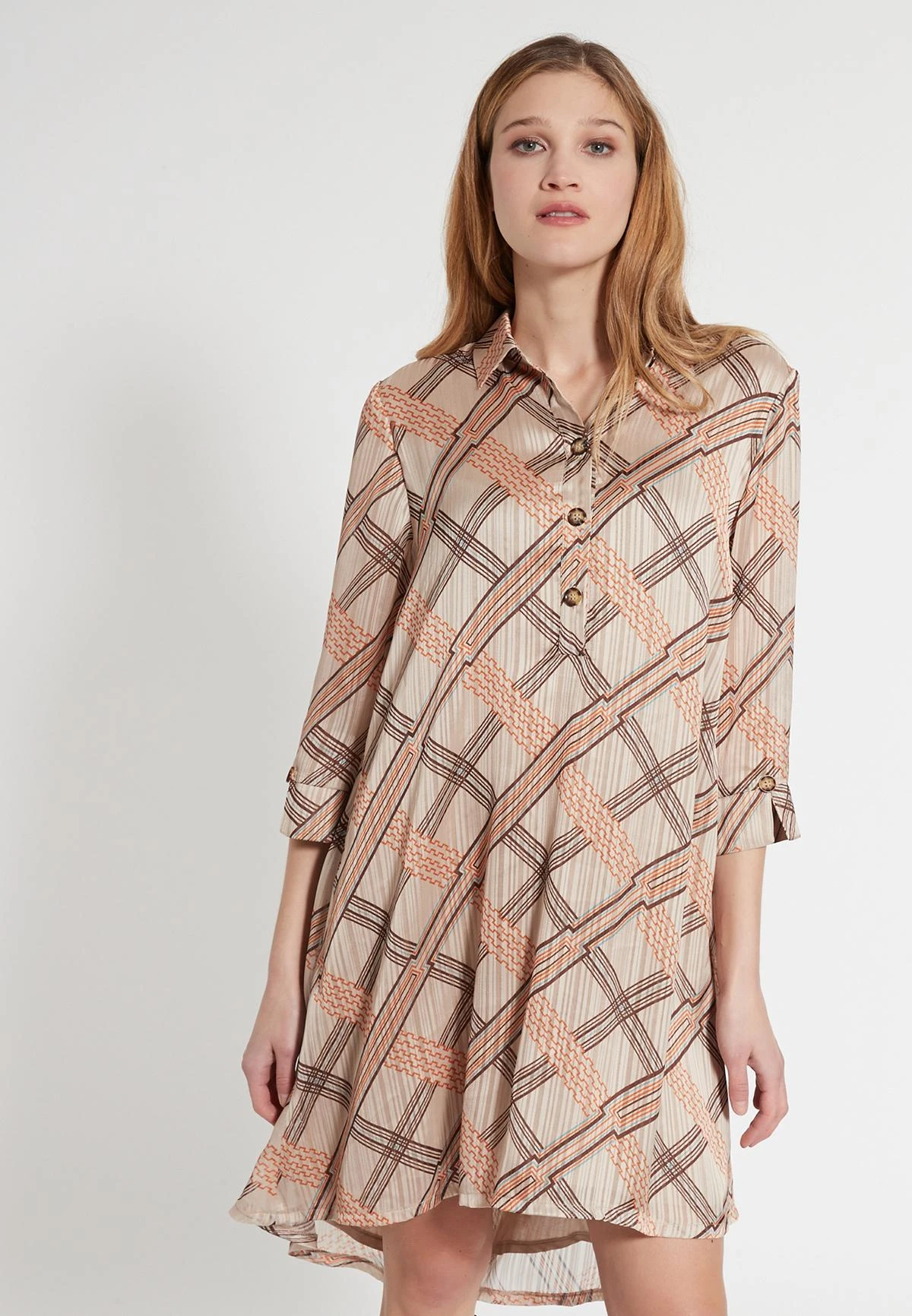 Ana Alcazar Swingende Jurk Efmene 4 Ana Alcazar Swingende Jurk Efmene - Afbeelding 2