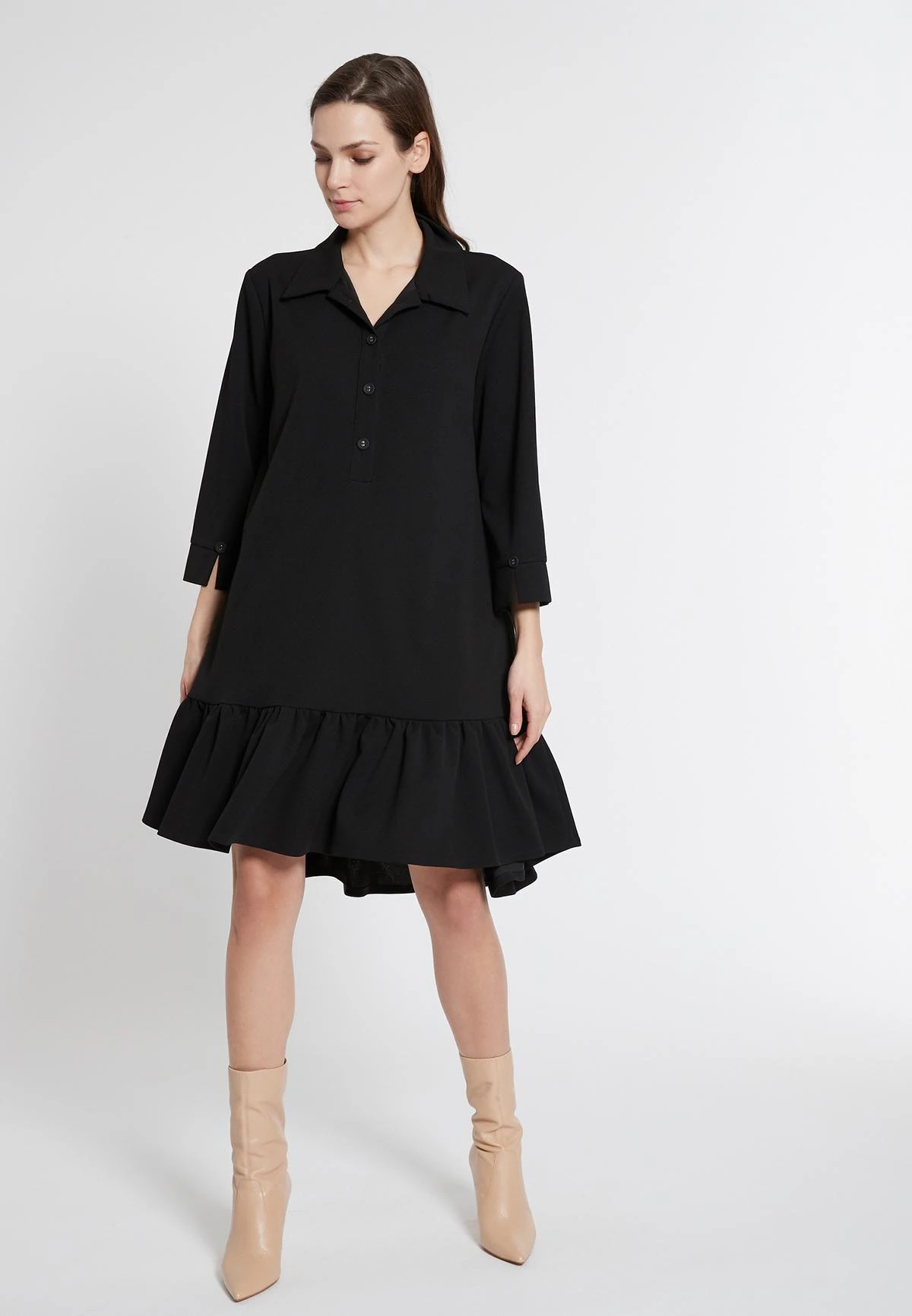 Ana Alcazar Overhemd Jurk Elby 3 Ana Alcazar Overhemd Jurk Elby