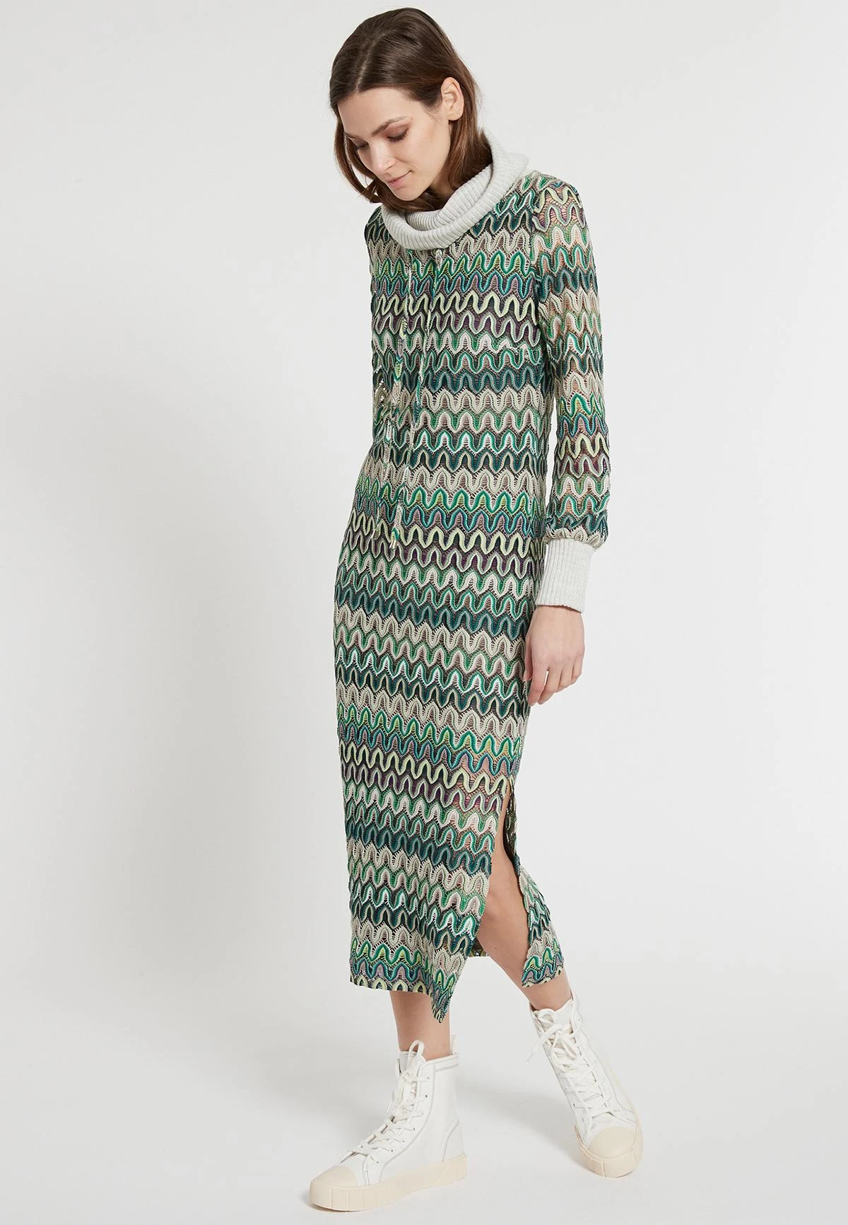 Ana Alcazar Gebreide Jurk Etali 4 Ana Alcazar Gebreide Jurk Etali - Afbeelding 2