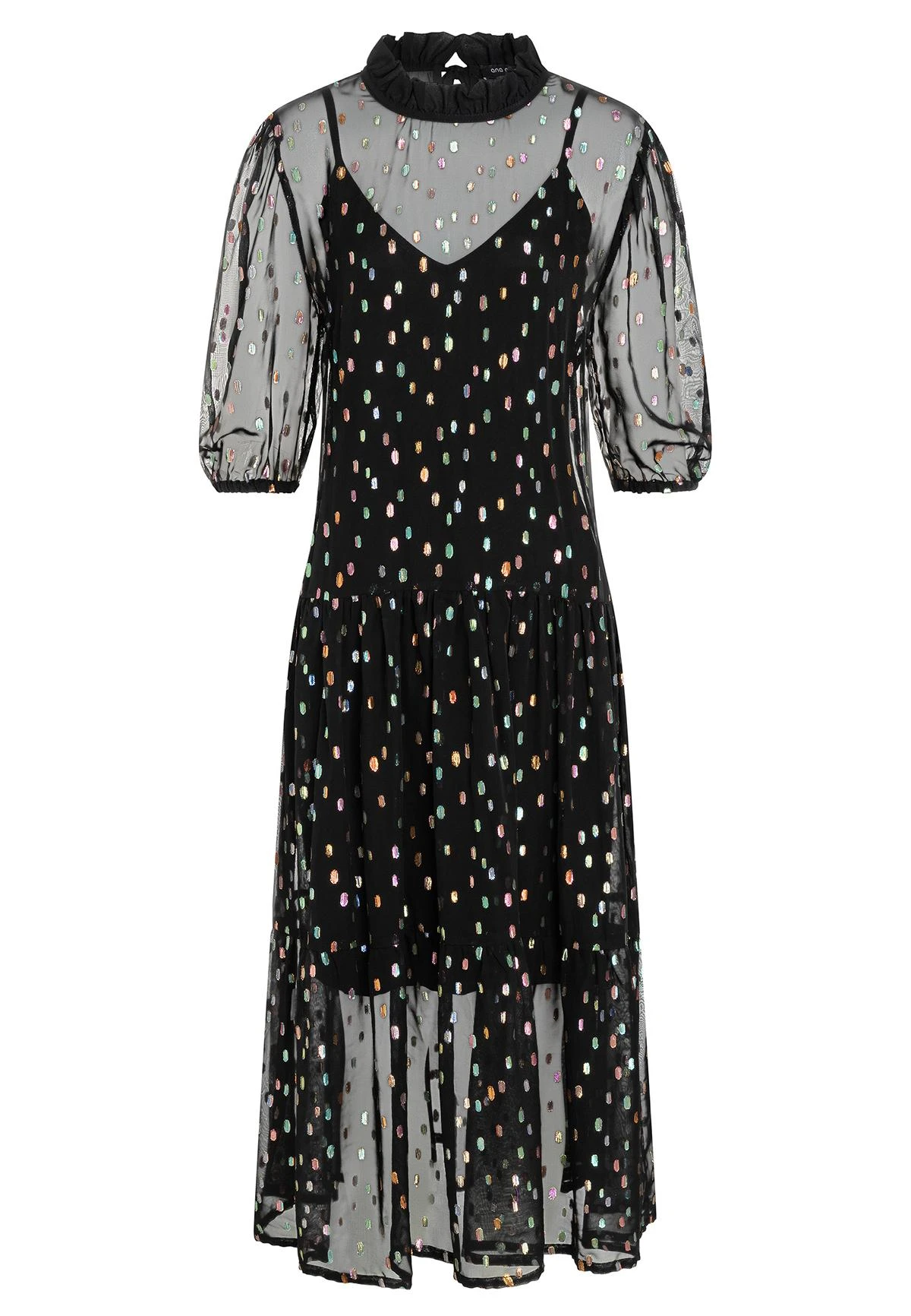 Ana Alcazar Midi Jurk Ecosa 8 Ana Alcazar Midi Jurk Ecosa - Afbeelding 6