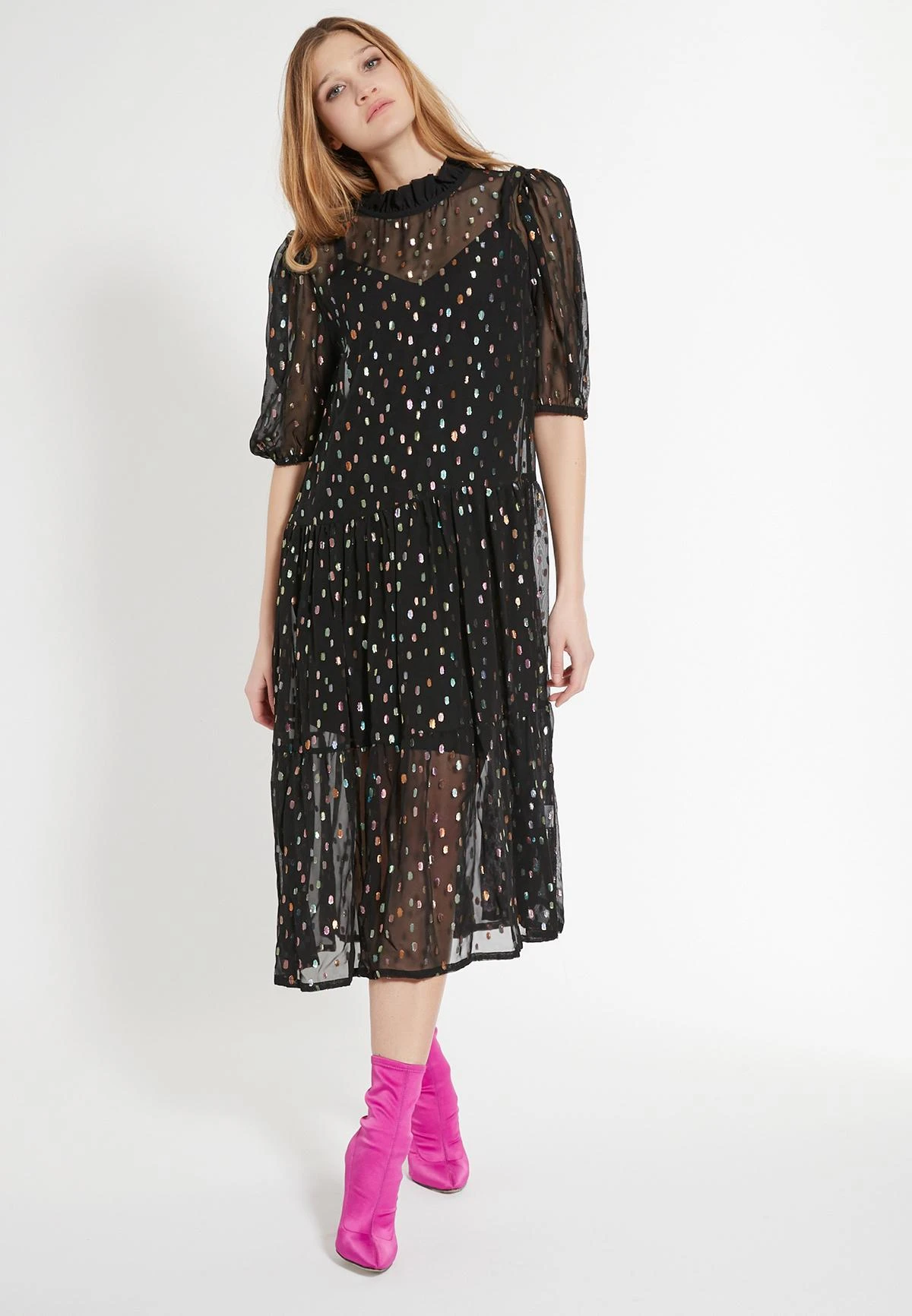 Ana Alcazar Midi Jurk Ecosa 3 Ana Alcazar Midi Jurk Ecosa