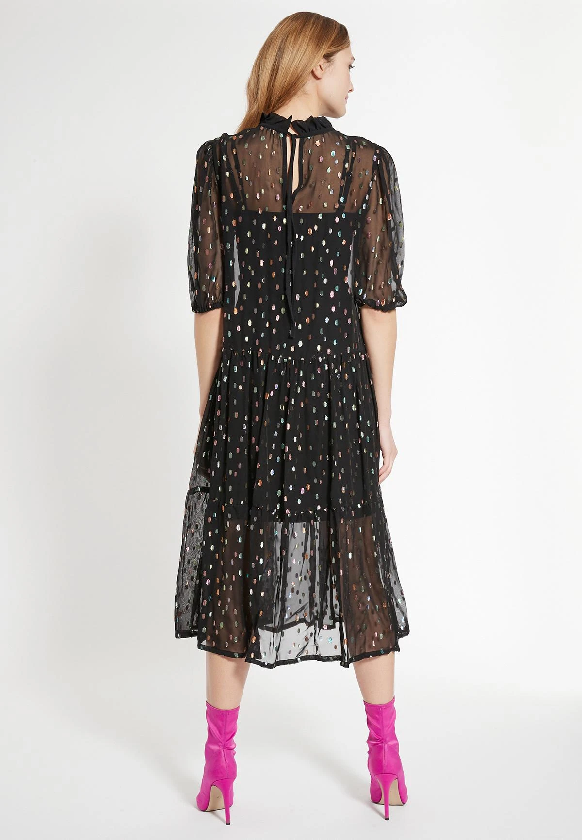 Ana Alcazar Midi Jurk Ecosa 5 Ana Alcazar Midi Jurk Ecosa - Afbeelding 3