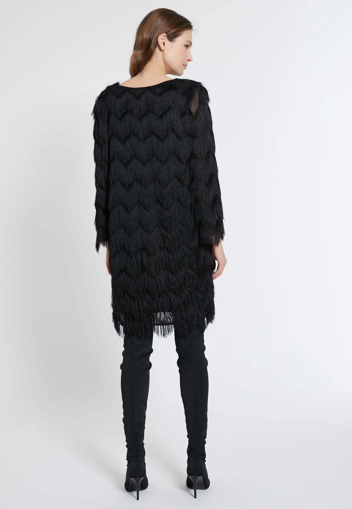 Ana Alcazar Franjes Jurk Eccane 5 Ana Alcazar Franjes Jurk Eccane - Afbeelding 3