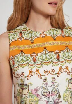 Ana Alcazar Print Jurk Faisa -JurkChic Verkoop ana alcazar 048910 3180 9105