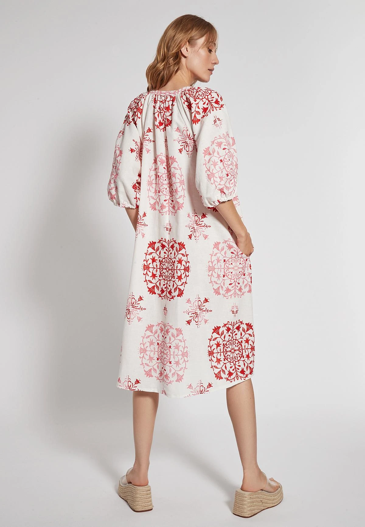 Ana Alcazar Pofmouw Jurk Faja 5 Ana Alcazar Pofmouw Jurk Faja - Afbeelding 3