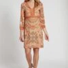 Ana Alcazar Print Jurk Fidona 1 Ana Alcazar Print Jurk Fidona -JurkChic Verkoop ana alcazar 049033 3210 9102