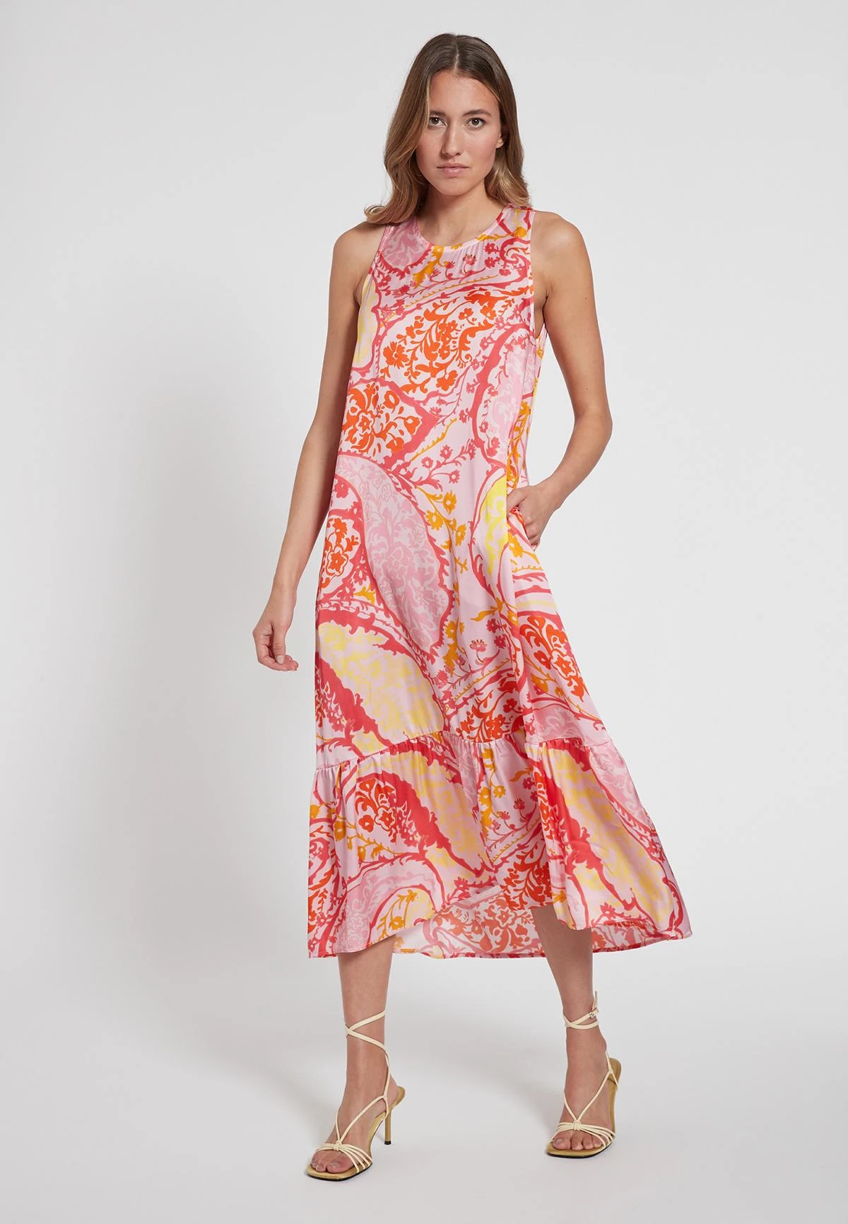 Ana Alcazar Midi Jurk Gangoris 4 Ana Alcazar Midi Jurk Gangoris - Afbeelding 2