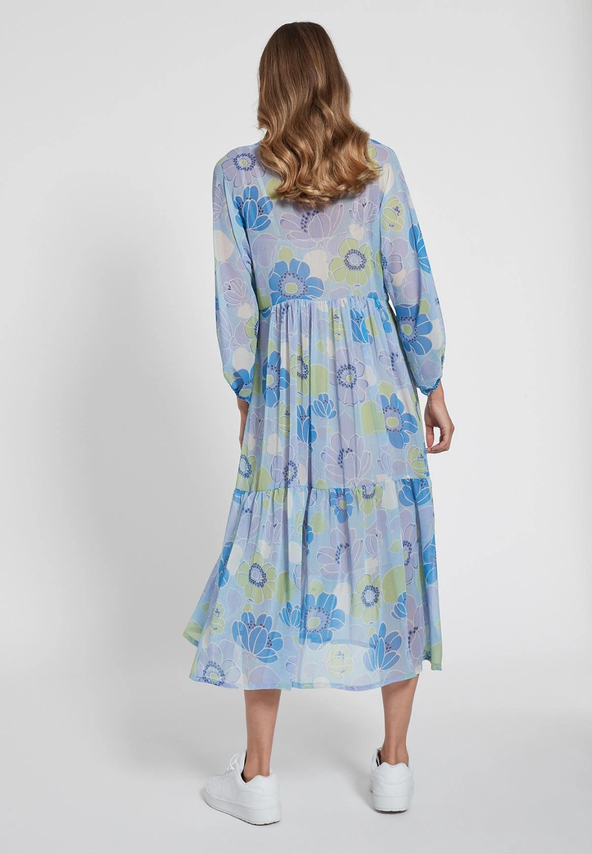 Ana Alcazar Chiffon Jurk Galoris 5 Ana Alcazar Chiffon Jurk Galoris - Afbeelding 3