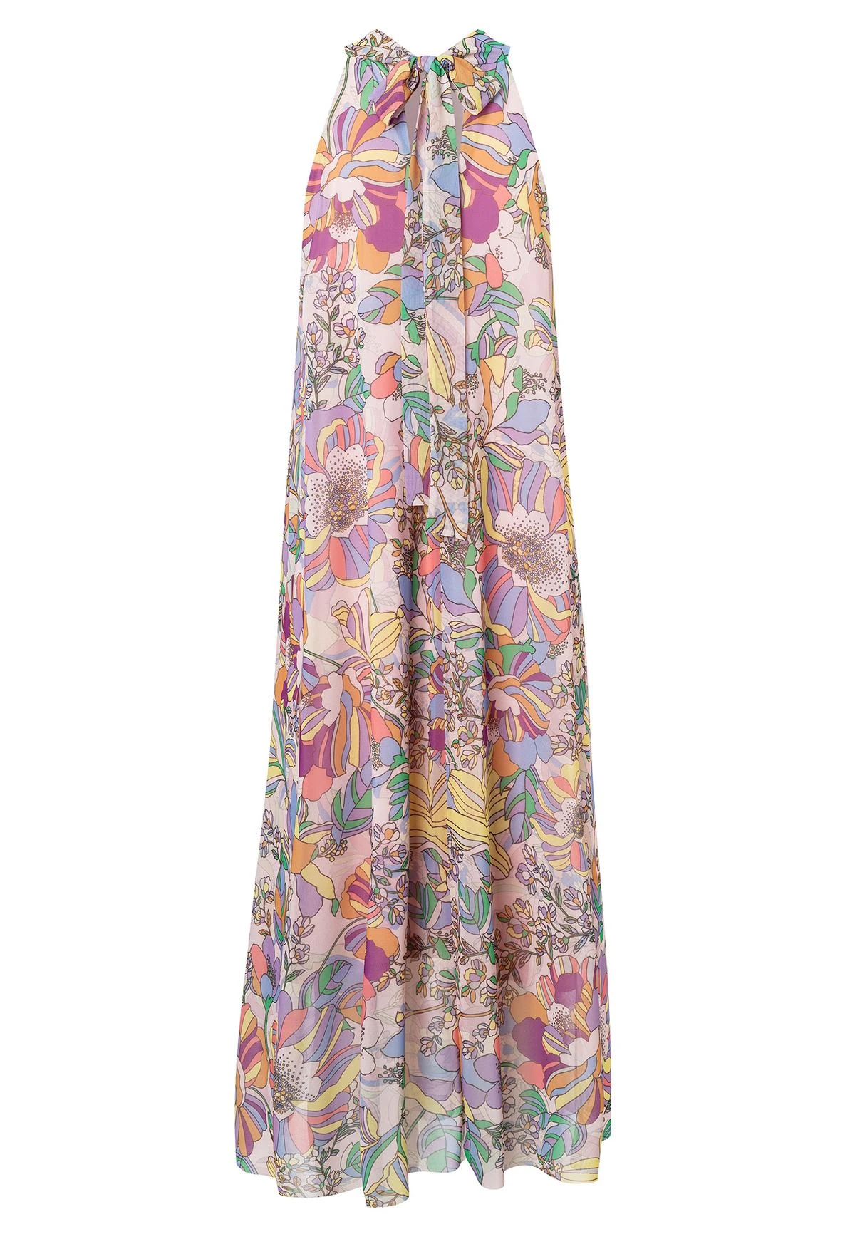 Ana Alcazar Neckholder Jurk Geoforis 8 Ana Alcazar Neckholder Jurk Geoforis - Afbeelding 6