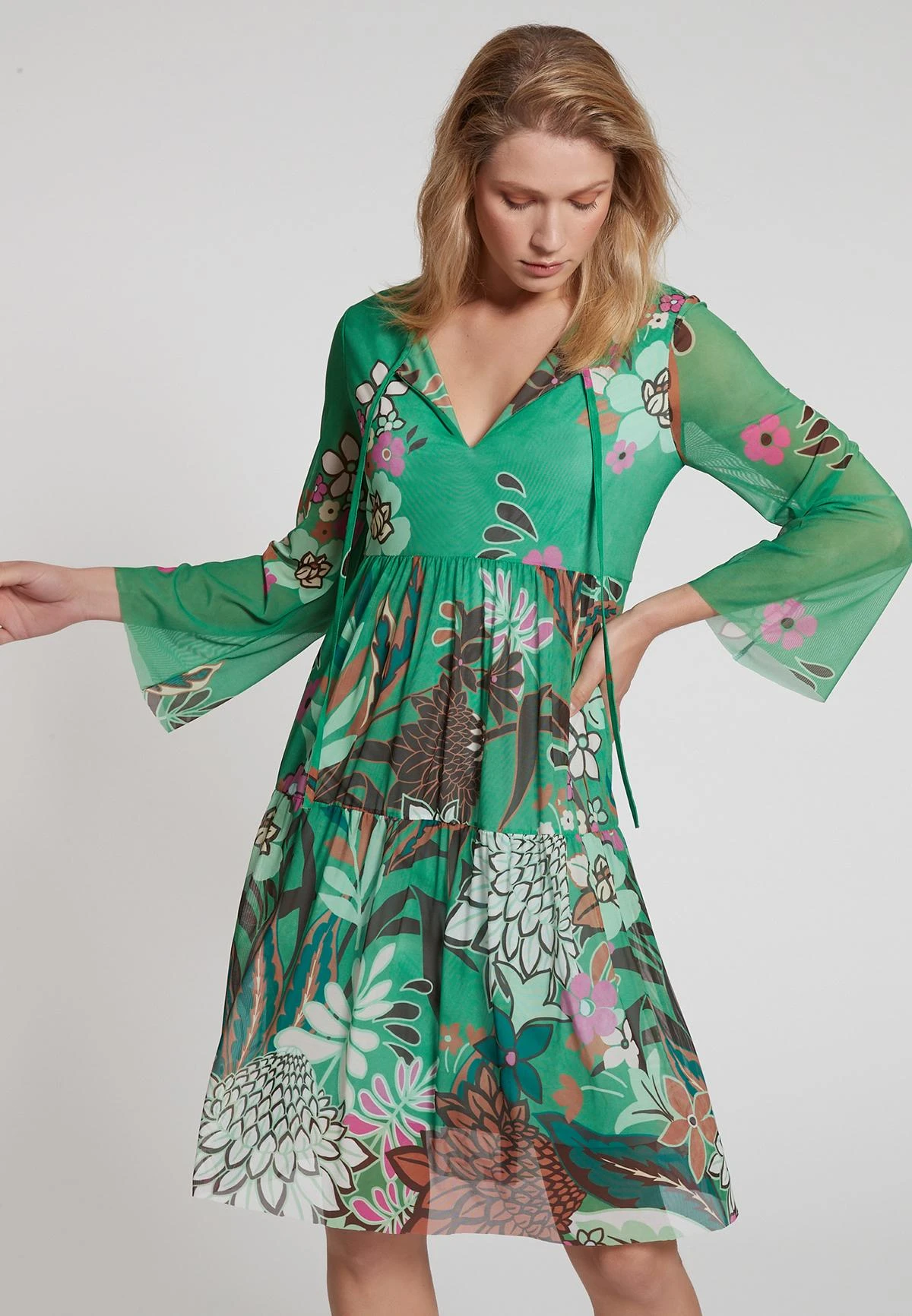 Ana Alcazar Volant Jurk Genimy 4 Ana Alcazar Volant Jurk Genimy - Afbeelding 2