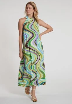 Ana Alcazar Neckholder Jurk Gealas