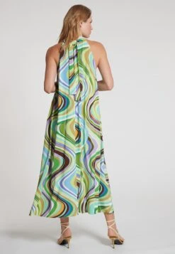 Ana Alcazar Neckholder Jurk Gealas -JurkChic Verkoop ana alcazar 049184 3245 9104