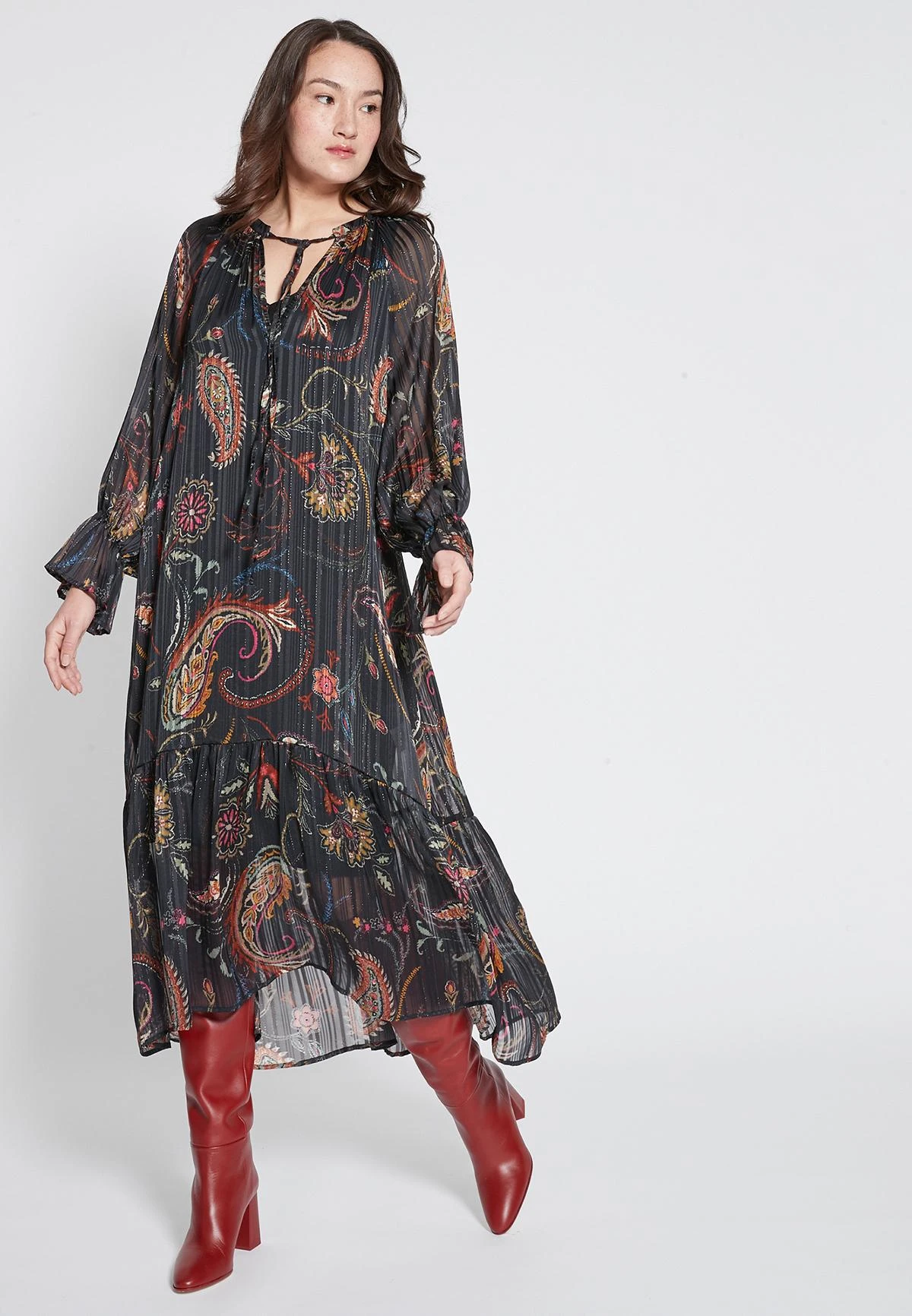 Ana Alcazar Volant Jurk Habwin 3 Ana Alcazar Volant Jurk Habwin