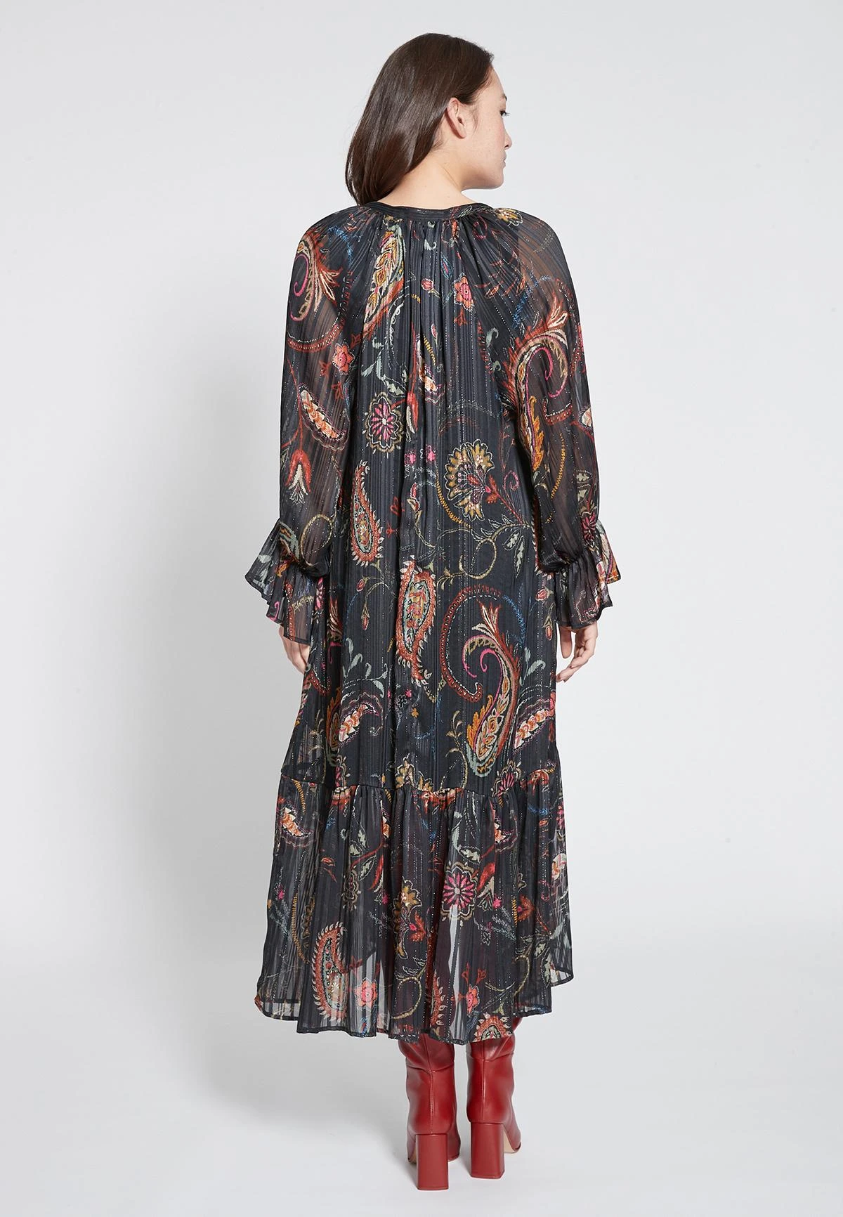 Ana Alcazar Volant Jurk Habwin 5 Ana Alcazar Volant Jurk Habwin - Afbeelding 3