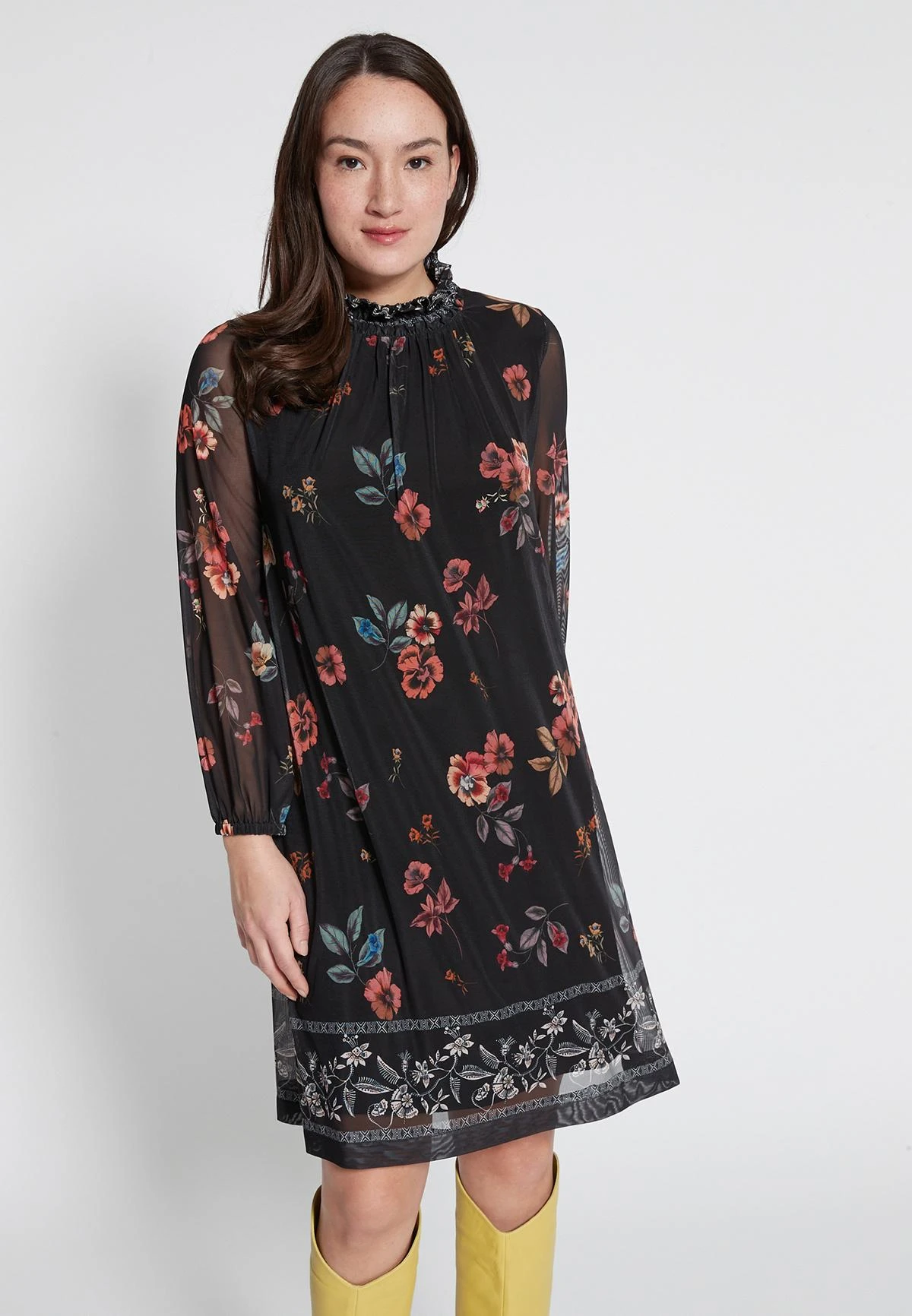 Ana Alcazar Lange Mouwen Jurk Hiane 4 Ana Alcazar Lange Mouwen Jurk Hiane - Afbeelding 2