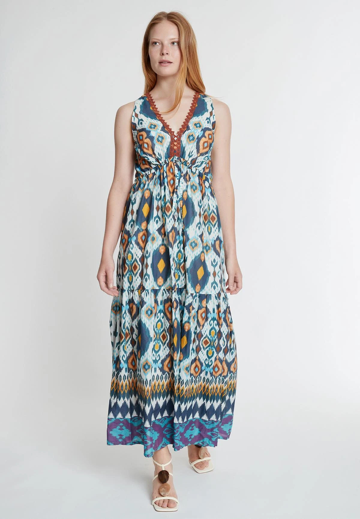 Ana Alcazar Ethno Jurk Kaine 4 Ana Alcazar Ethno Jurk Kaine - Afbeelding 2