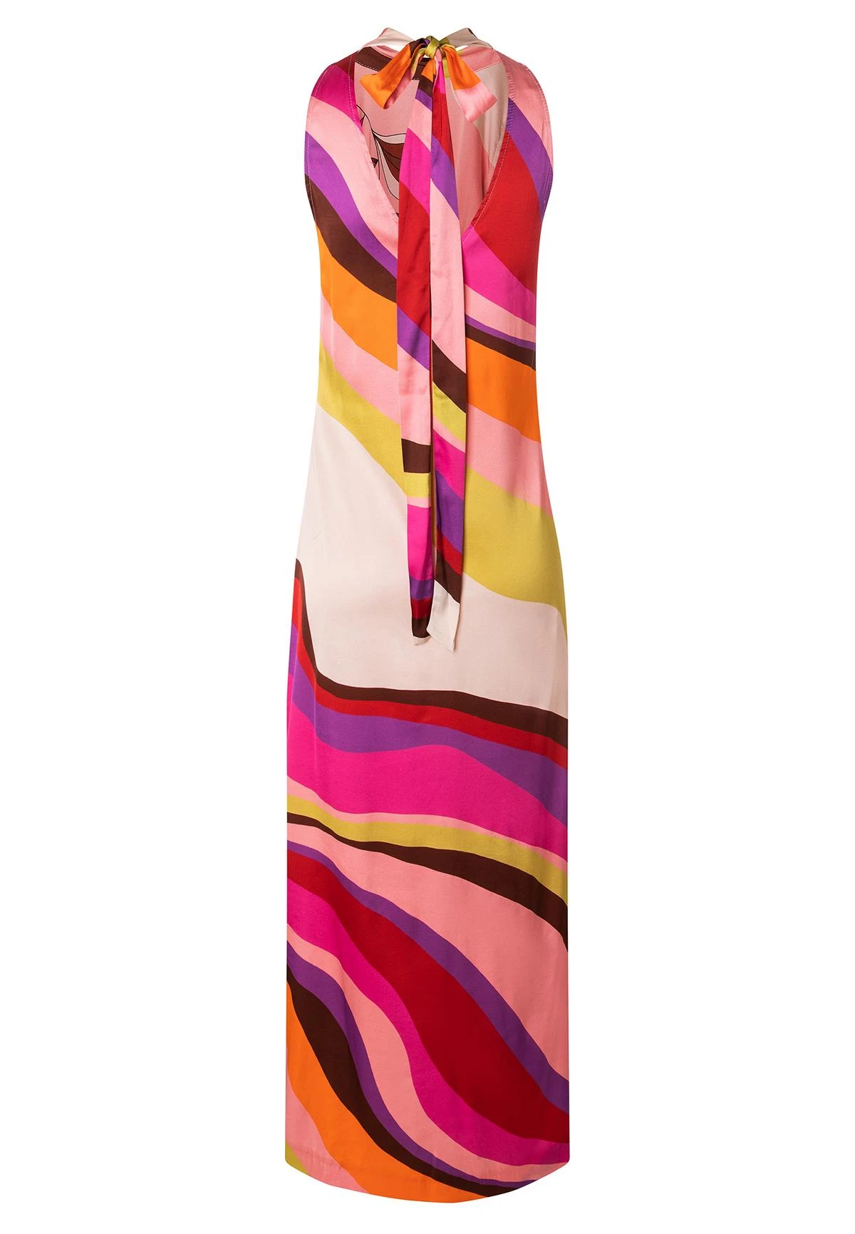 Ana Alcazar Neckholder Jurk Kaffa 7 Ana Alcazar Neckholder Jurk Kaffa - Afbeelding 5