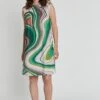 Ana Alcazar Print Jurk Kirea 2 Ana Alcazar Print Jurk Kirea -JurkChic Verkoop ana alcazar 049678 33632