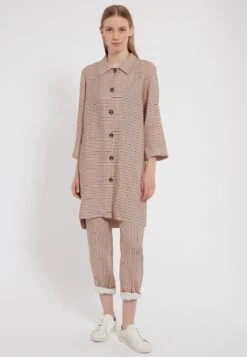 Ana Alcazar Blouse Jurk Zemte Licht-Beige