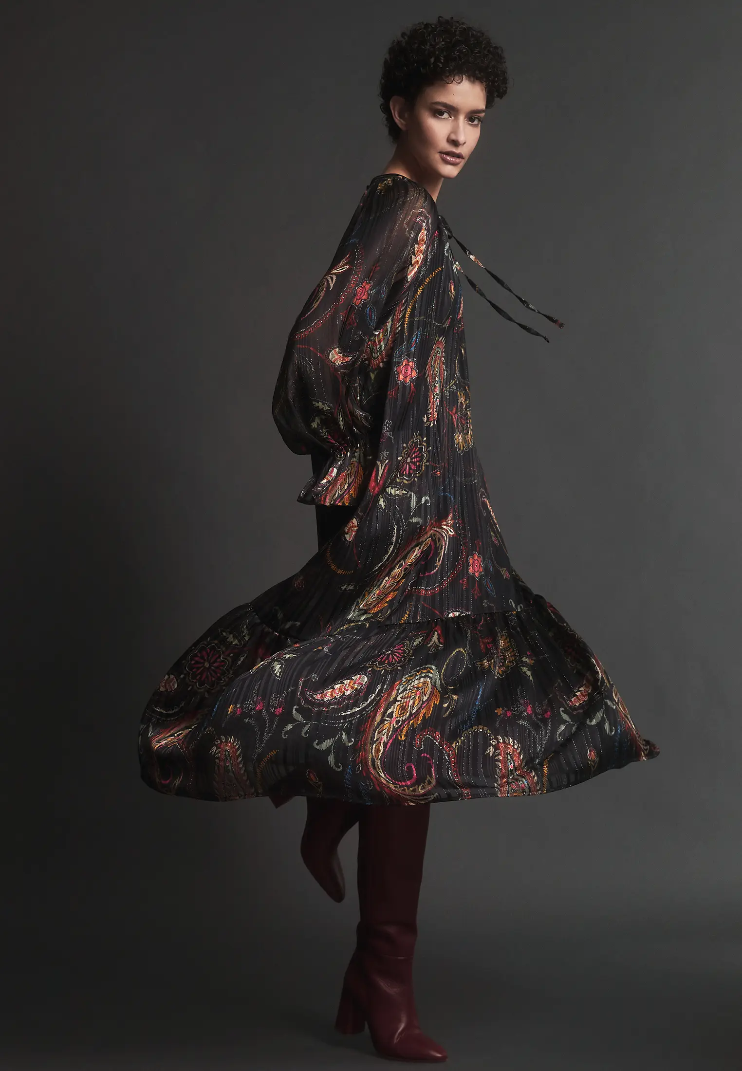 Ana Alcazar Volant Jurk Habwin 8 Ana Alcazar Volant Jurk Habwin - Afbeelding 6