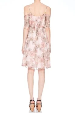 Ana Alcazar Off-Shoulder Zijden Jurk Nara -JurkChic Verkoop ana alcazar m 046439 2554 2